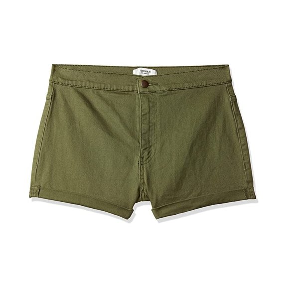 Olive Jean Shorts - Picture 1 of 6